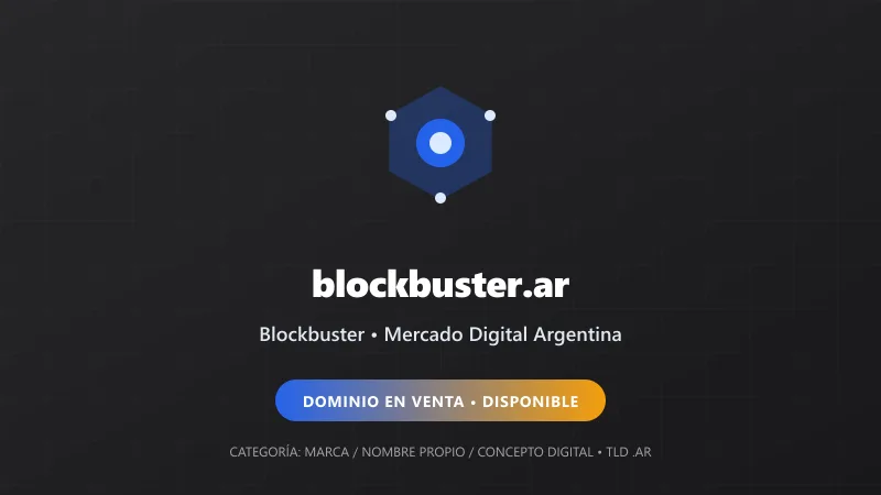 Identidad gráfica y activo digital para Blockbuster en Argentina